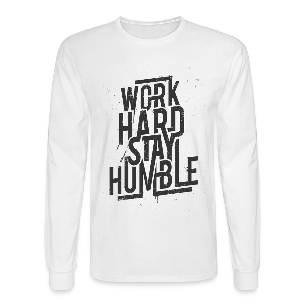 Hard Work Long Sleeve - white