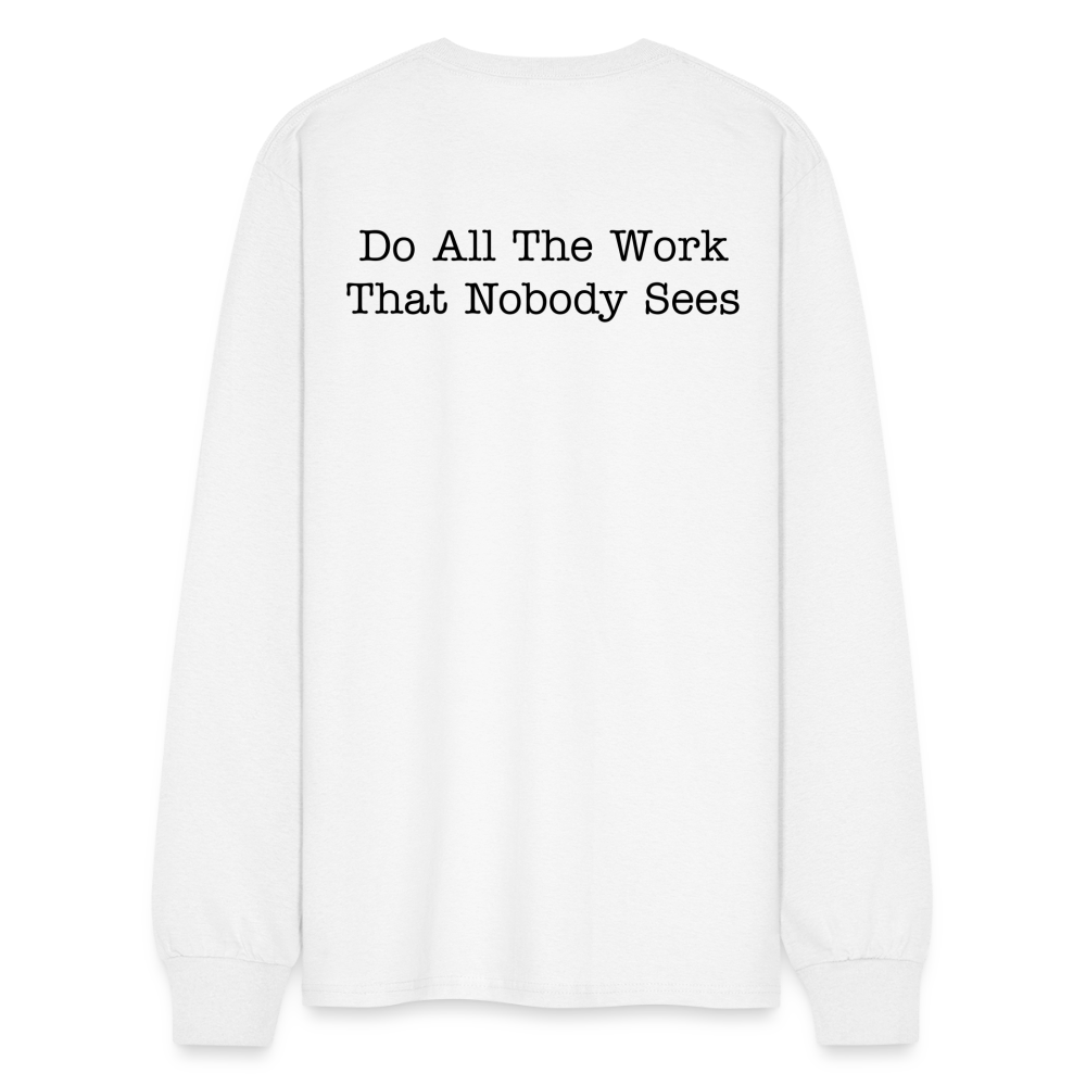 Hard Work Long Sleeve - white