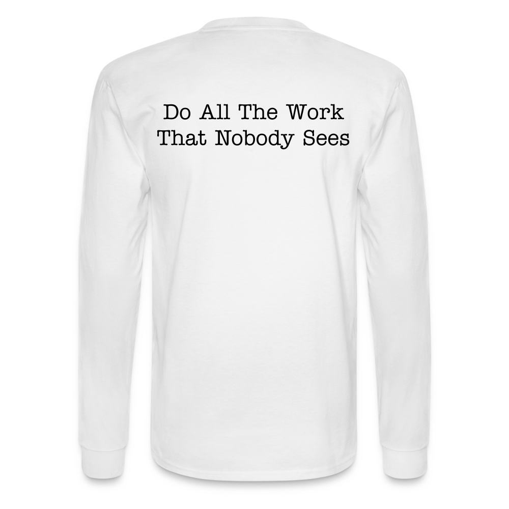 Hard Work Long Sleeve - white