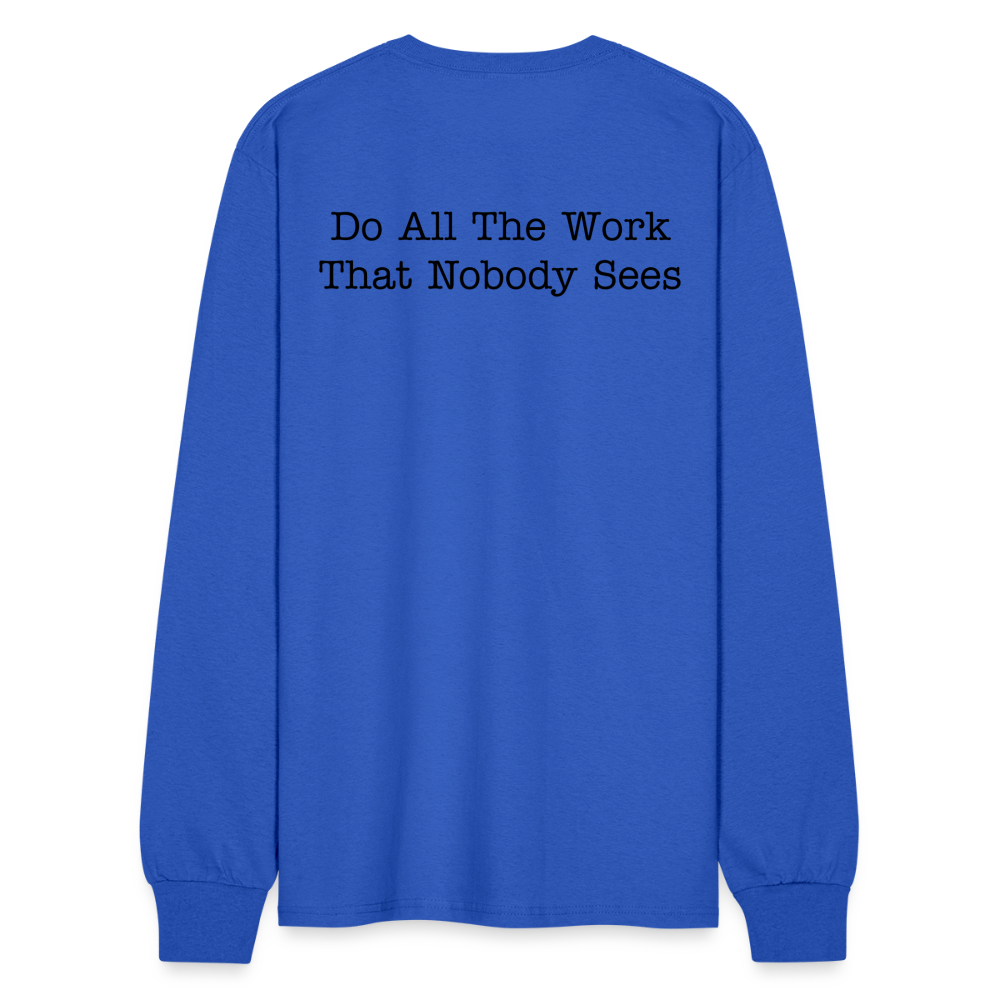 Hard Work Long Sleeve - royal blue