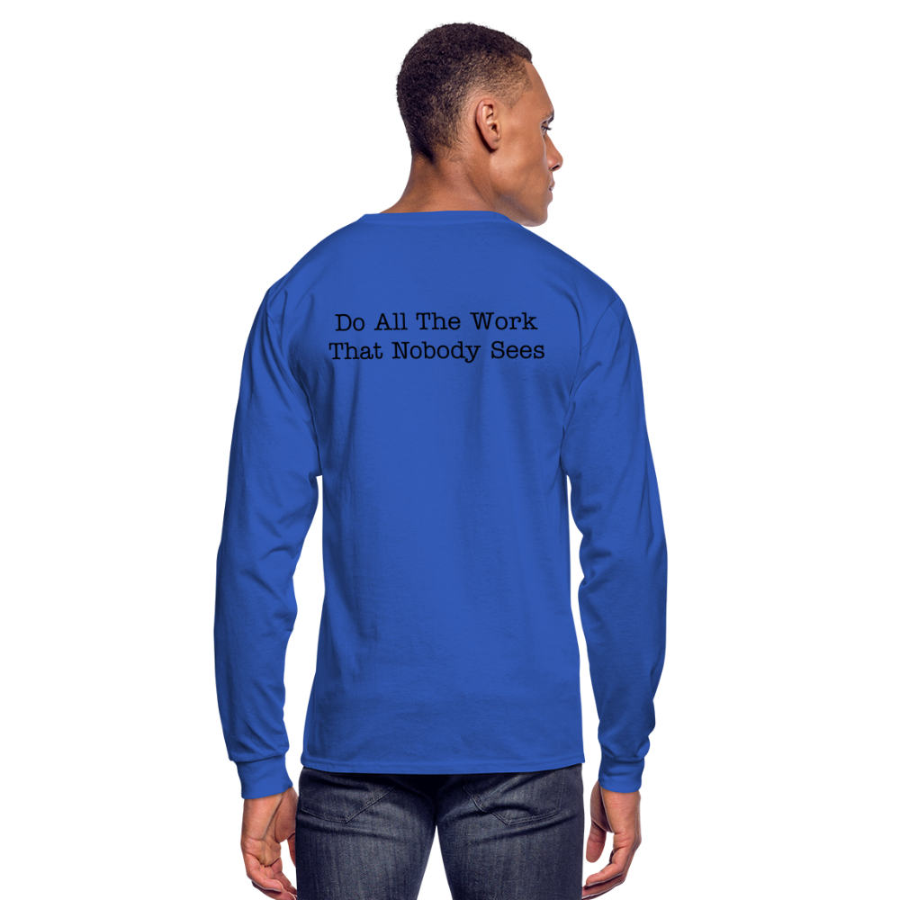 Hard Work Long Sleeve - royal blue