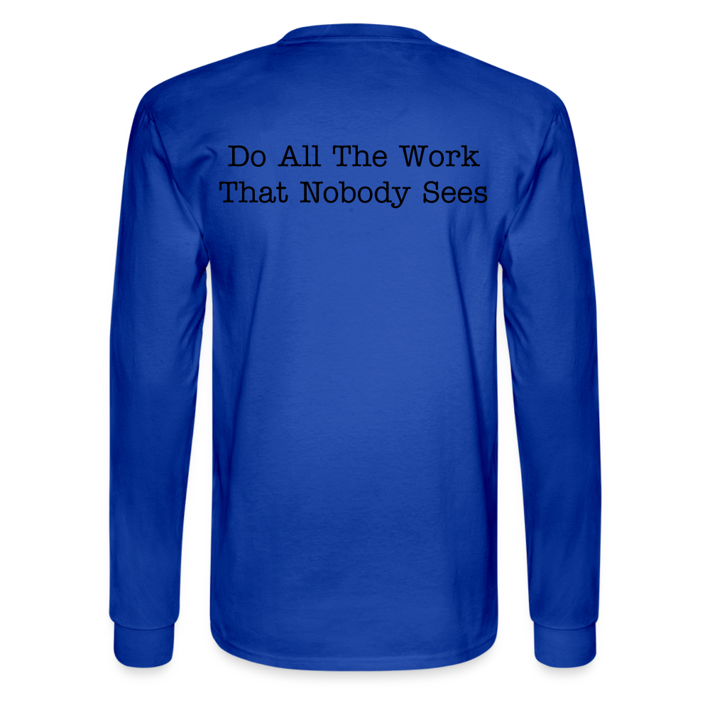 Hard Work Long Sleeve - royal blue