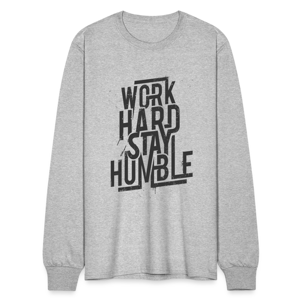 Hard Work Long Sleeve - heather gray