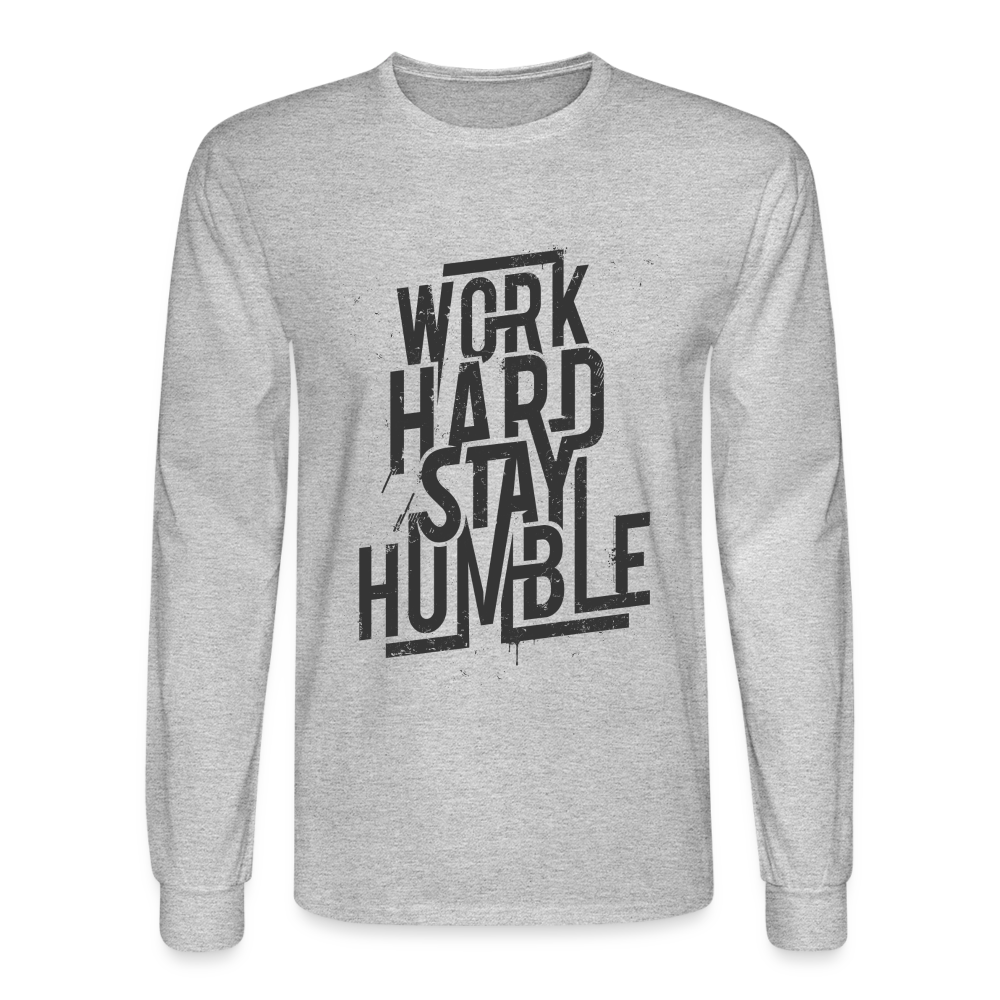 Hard Work Long Sleeve - heather gray