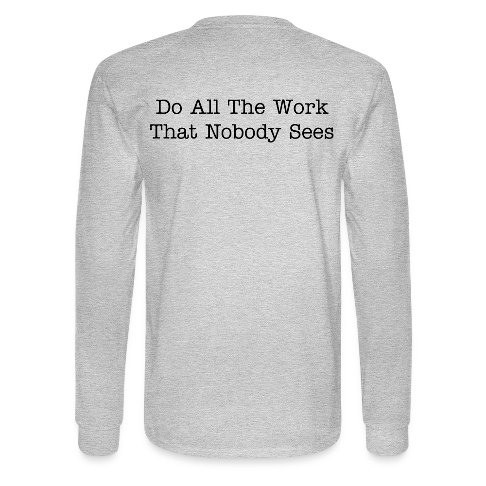 Hard Work Long Sleeve - heather gray