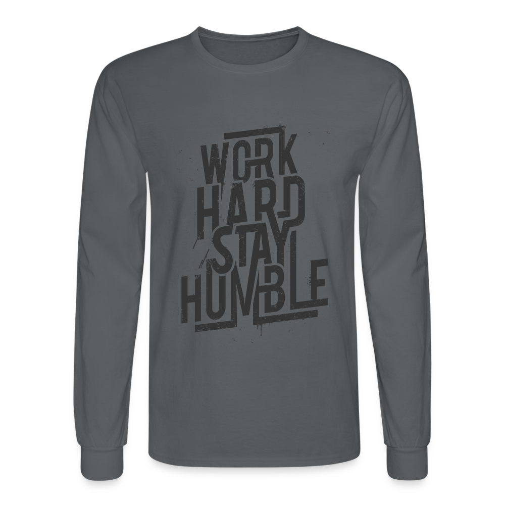 Hard Work Long Sleeve - charcoal