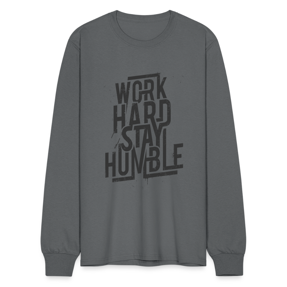 Hard Work Long Sleeve - charcoal